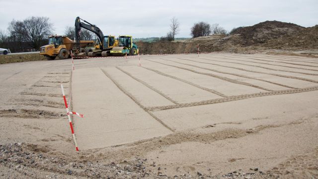 Sandpude til teknikbygning 21-12-2019