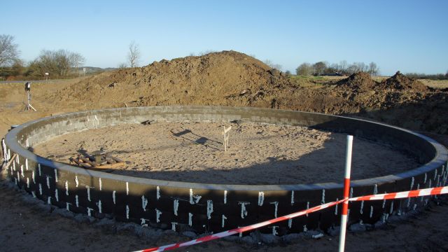 Fundament til akkumuleringstank. 19-01-2020