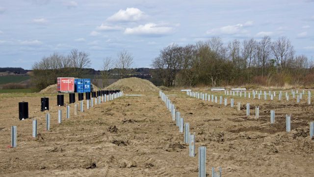 De første ben til solpaneler. 04-04-2020